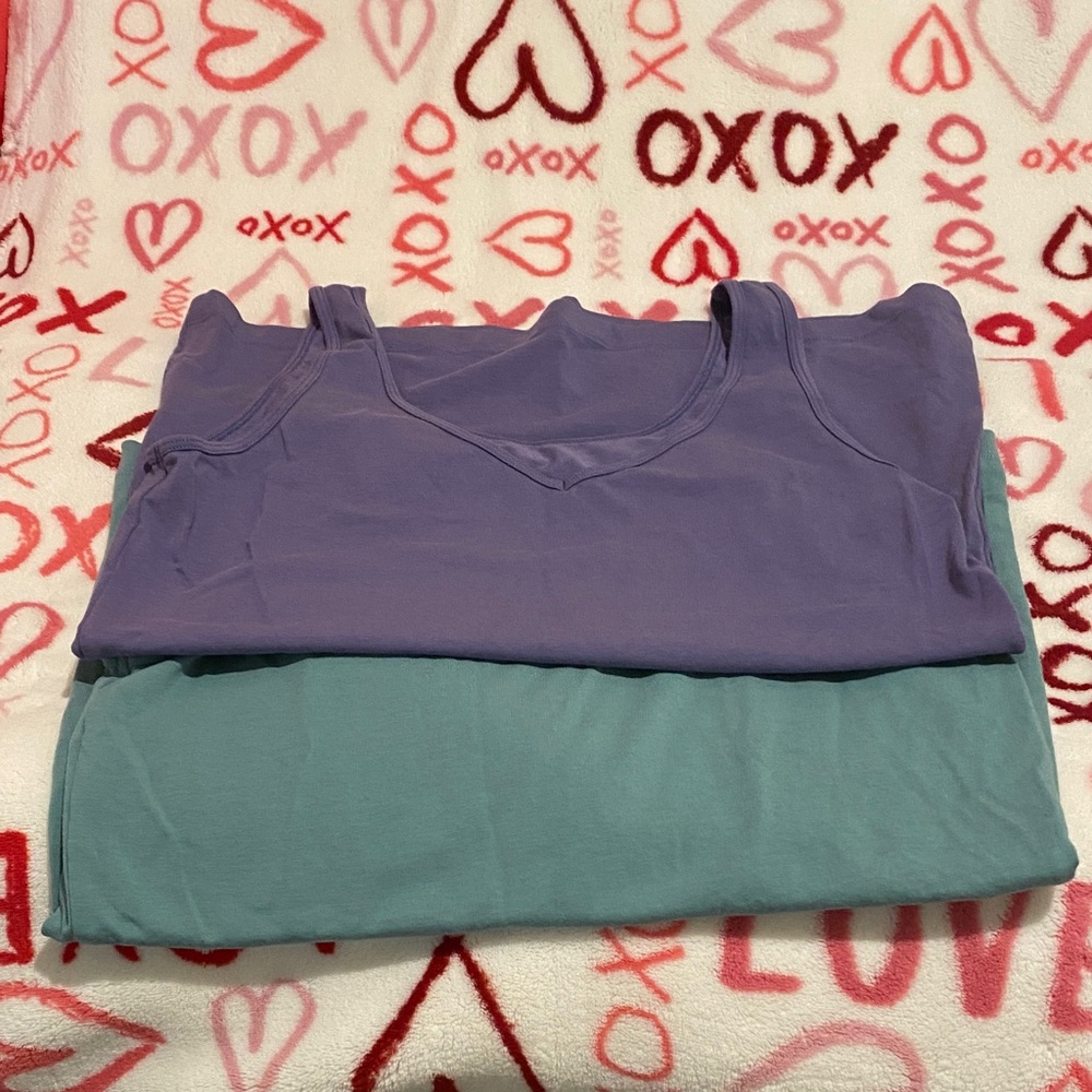 Felina Purple and Teal Tank Tops